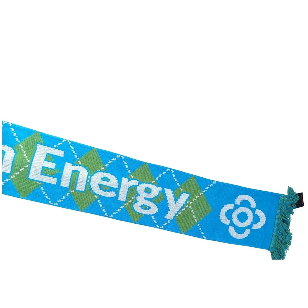 Seattle Sounders Soccer Washington Ruffneck Level Ten Energy‎ Scarf Blue Green